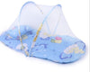 Portable Foldable Baby Kids Infant Bed Dot Zipper Mosquito Net Tent Sleeping Cushion